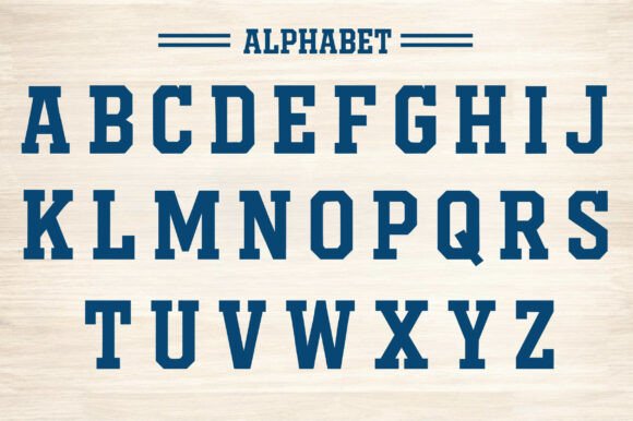 17 Collegiate Fonts: Powerful Picks for Logos & Jerseys 29 Classic Varsity Fonts 135344420 3 580x386 1