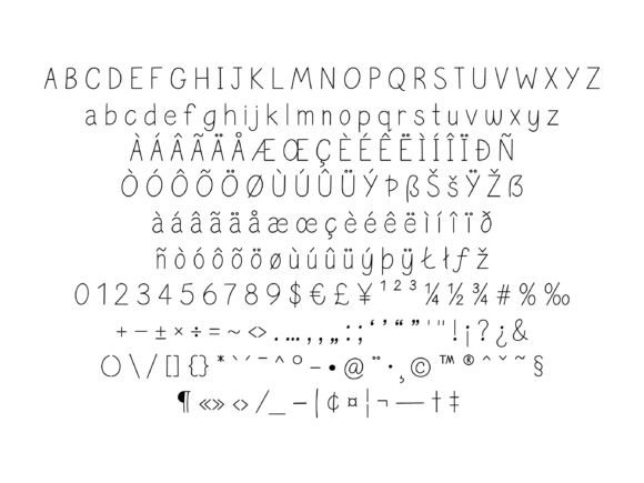 16 Soft Aesthetic Fonts: Beautiful Picks for Feminine Designs 23 Sample of Clean Notes font showcasing uppercase and lowercase letters, numbers, and symbols.