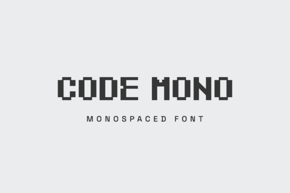 15 Best Monospace Fonts for Coding, Branding and Web Design 13 Code Mono monospaced font displayed in bold letters
