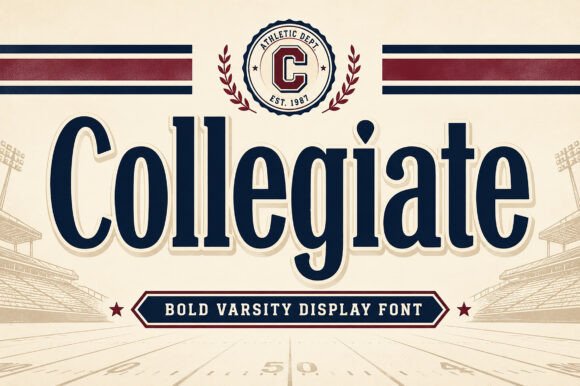 17 Collegiate Fonts: Powerful Picks for Logos & Jerseys 5 Collegiate Fonts 151992915 1 1 580x386 1