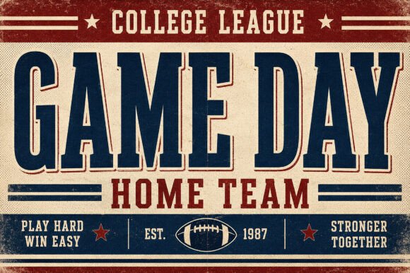 17 Collegiate Fonts: Powerful Picks for Logos & Jerseys 6 Collegiate Fonts 151992915 2 580x386 1