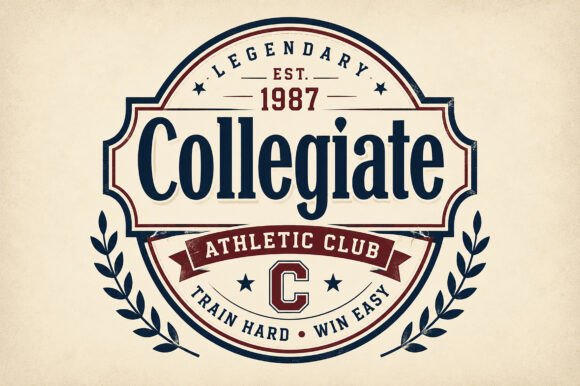 17 Collegiate Fonts: Powerful Picks for Logos & Jerseys 7 Collegiate Fonts 151992915 4 580x386 1