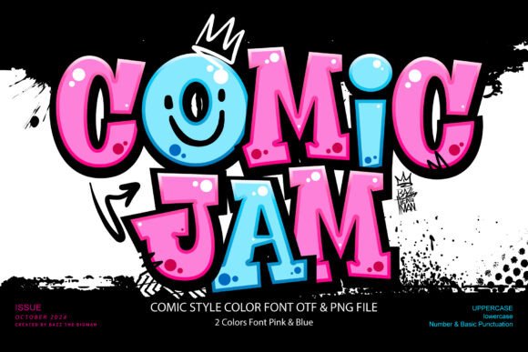 15 Graffiti Fonts for Cricut: What Actually Cuts Clean 23 Comic Jam Fonts 108771814 580x387 1