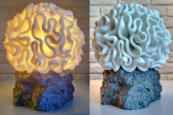 11 Most Profitable 3D Printing Models That Actually Sell 86 Coral Night Lamp Modular Lamp E27 Bulb 3D Printing 144008481 1 1 580x386 1