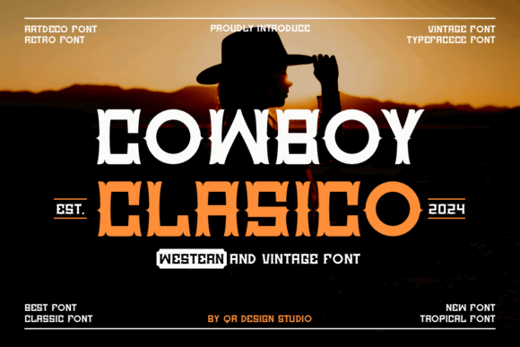 15 Best Western Slab Serif Fonts for Logos and Branding 26 Cowboy Clasico Fonts 98215938 1 1 580x387 1
