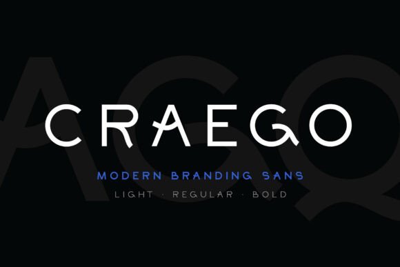 25 Best Sans Serif Fonts for Branding: Modern Logo Fonts That Stand Out 15 Craego Fonts 151727552 1 1 580x387 1