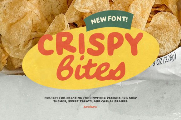 Script Fonts for Logo Design: 36 Elegant Picks That Feel Premium 11 Crispy Bites Fonts 141026427 1 1 580x387 1