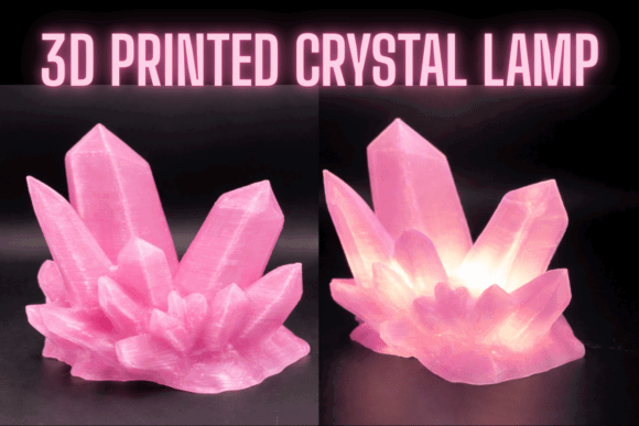 11 Most Profitable 3D Printing Models That Actually Sell 81 Crystal Cluster Lamp STL 3d printings 145093463 1 580x387 1