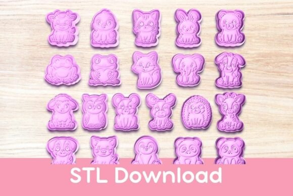 11 Most Profitable 3D Printing Models That Actually Sell 48 Cute Animals Large Pack Cookie Cutters and Stamp STLs Graphics 120014851 1 1 580x387 1
