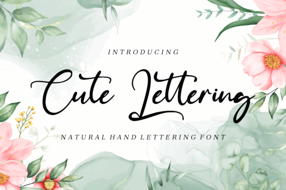 Lettering Fonts for Small Business Branding: 12 Beautiful Picks 14 Cute Lettering Fonts 31206485 1 1 580x386 1