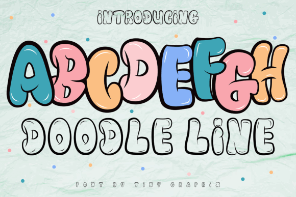 15 Premium Graffiti Fonts That Actually Look Hand-Painted 28 DOODLE LINE Fonts 103401478 1 1 580x387 1