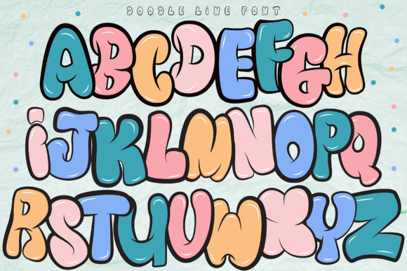 15 Premium Graffiti Fonts That Actually Look Hand-Painted 29 DOODLE LINE Fonts 103401478 2 580x387 1