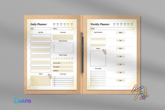 13 Monthly Planner Templates for Goals, Tasks and Events 16 Daily and weekly planner templates with sections for priorities and notes.