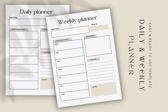 13 Best Digital Planner Bundles for Effortless Daily Planning 16 Daily and weekly digital planner Graphics 73225338 1 1 580x387 1