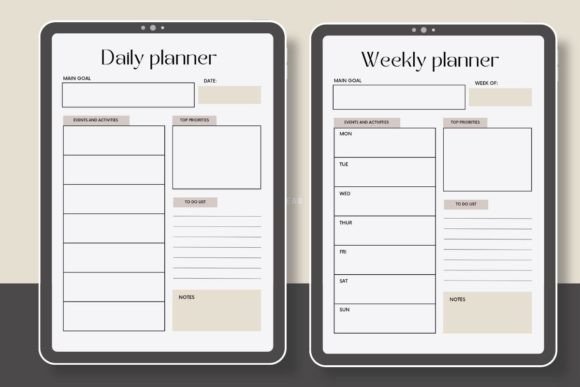13 Best Digital Planner Bundles for Effortless Daily Planning 17 Daily and weekly digital planner Graphics 73225338 2 580x387 1