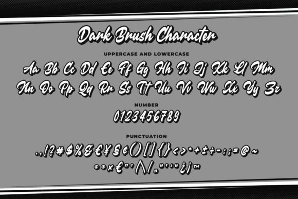 40 Best Brush Script Fonts for Elegant Wedding Invitations 53 Dark brush Fonts 36845020 7 580x387 1