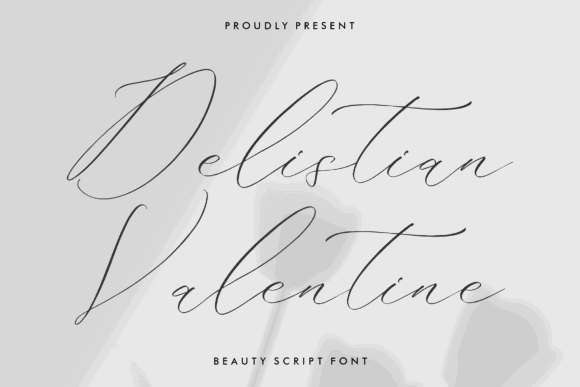 Modern Script Fonts: 18 Gorgeous Picks for Branding 42 Delistian Valentine Fonts 75079737 1 1 580x387 1