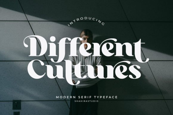 Stylish Display Fonts: 25 Bold Picks Designers Will Love 2 Different Cultures Fonts 88329605 1 1 580x387 1