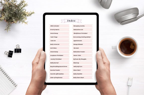 12 Best ADHD Digital Planner Templates for Better Focus 15 Digital ADHD Brain Dump Planner Canva Graphics 89298708 2 580x386 1