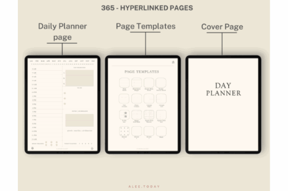 12 Digital Planner Templates for Beginners: Effortless Picks 19 Digital Minimalist Daily Planner Graphics 90228944 2 580x386 2