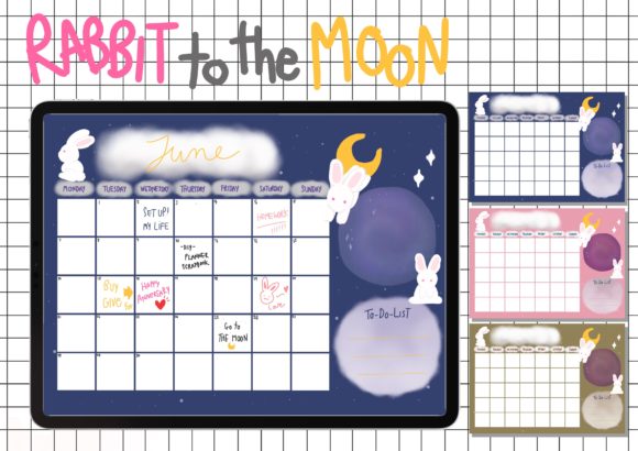 Digital Planner Templates: 15 Best Designs for an Organized Life 25 Digital Planner Goodnotes Template Graphics 12775613 1 1 580x410 1