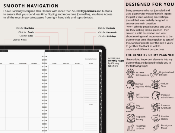 12 Best Digital Planner Templates for GoodNotes and iPad 5 Digital Planner for Ipad GoodNotes Graphics 91300504 1 580x441 1