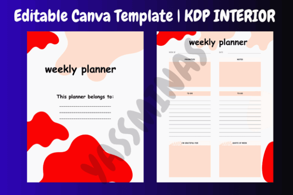 Weekly Digital Planner Templates: 10 Best Picks for 2026 24 Editable weekly planner template with colorful abstract design.