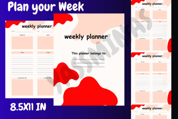Weekly Digital Planner Templates: 10 Best Picks for 2026 25 Weekly planner template with sections for tasks and priorities in a colorful design.