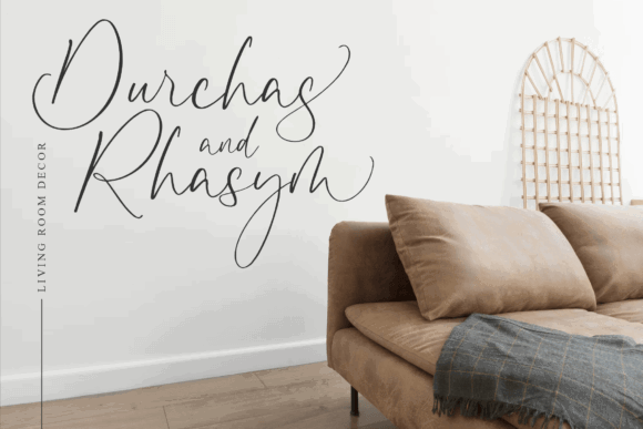 Script Fonts for Logo Design: 36 Elegant Picks That Feel Premium 63 Disttoris Andarlin Fonts 58379028 4 580x387 1
