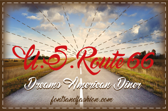 Vintage Display Fonts for Branding: 13 Stunning Retro Picks 28 Dreams American Diner Fonts 19530430 3 580x386 1