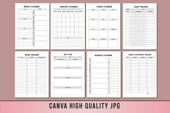 13 Best Digital Planner Bundles for Effortless Daily Planning 21 Editable ADHD Planner For Canva Graphics 61650761 2 580x386 1