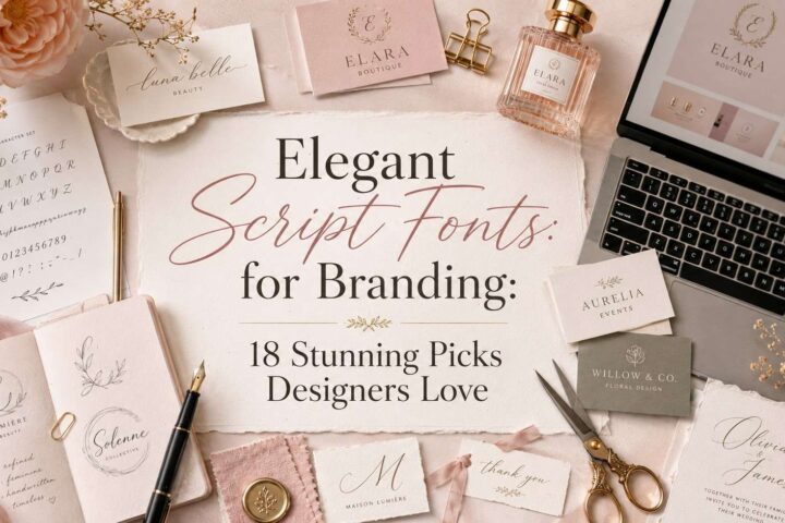Elegant Script Fonts for Branding 18 Stunning Picks Designers Love