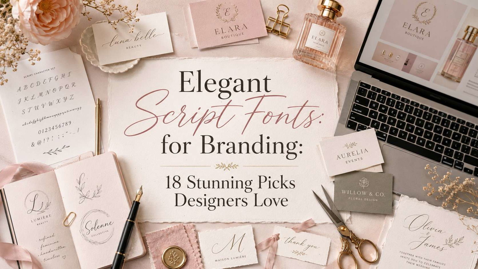 Elegant Script Fonts for Branding 18 Stunning Picks Designers Love