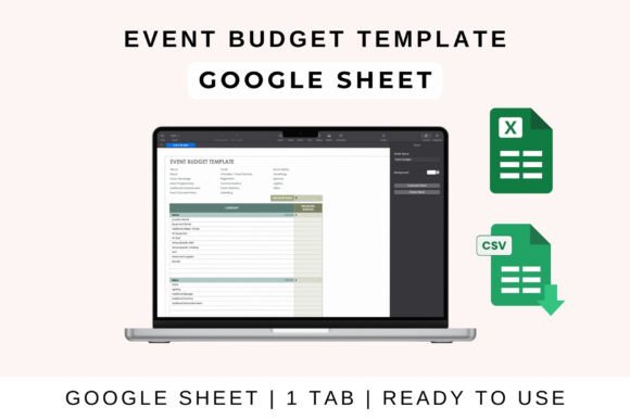 Wedding Budget Template: 16 Smart Picks for Easy Planning 9 Event Budget Template Graphics 121433975 1 1 580x386 1