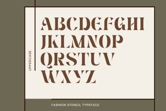Premium Fonts: 20 Powerful Choices Designers Will Love 42 Fashion Stencil Fonts 30337550 5 580x387 1