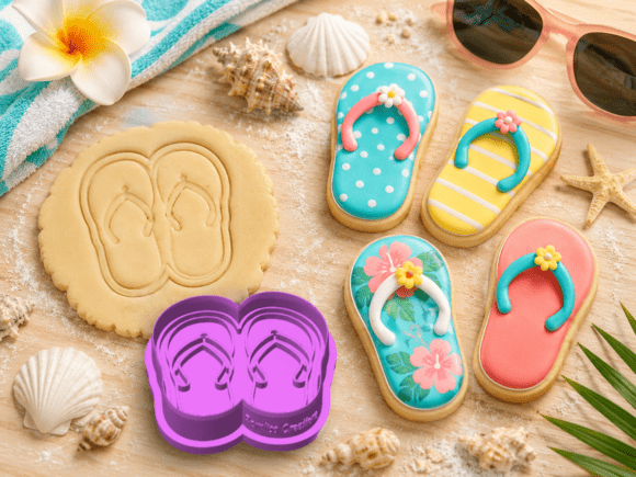 11 Most Profitable 3D Printing Models That Actually Sell 51 Flip Flops Cookie Cutter 3D Printing 151674774 1 1 580x435 1