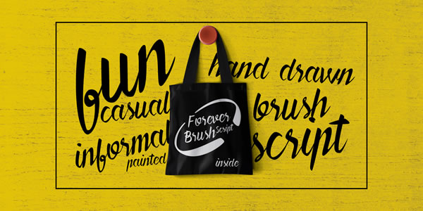 40 Best Brush Script Fonts for Elegant Wedding Invitations 25 Forever Brush Script by Pedro Teixeira 2