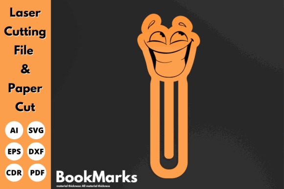 Laser Cut Wood Bookmarks Ideas: 24 Stunning Designs 22 Funny Bookmarks Laser Cut File Svg Graphics 78252566 1 1 580x387 1