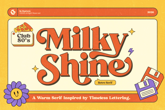 Playful Fonts for Logos: 13 Bold Picks You’ll Love 35 GC Milky Shine Fonts 142291606 1 1 580x387 1