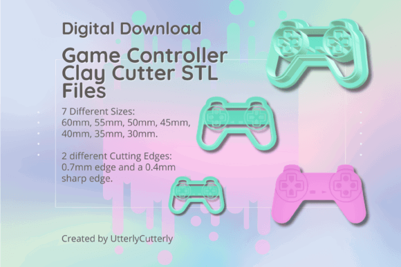 11 Most Profitable 3D Printing Models That Actually Sell 41 Game Controller 2 Clay Cutter Retro Ga Graphics 87792384 1 1 580x387 1