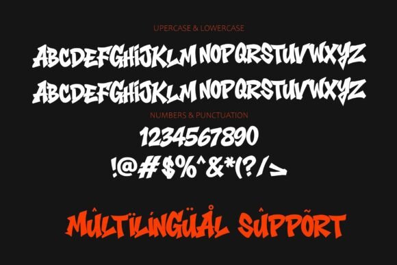 15 Graffiti Fonts for Cricut: What Actually Cuts Clean 22 Graffiti font showcasing uppercase, lowercase, numbers, and punctuation characters.
