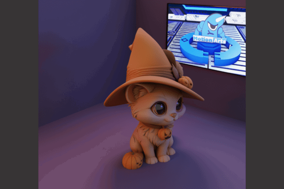 11 Most Profitable 3D Printing Models That Actually Sell 67 Gatinha Bruxa 3D Printing 131536837 1 1 580x386 1
