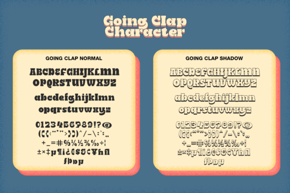 14 Fonts Similar to Rockwell Extra Bold: Bold Alternatives 12 Going Clap Fonts 79585775 13 580x387 1