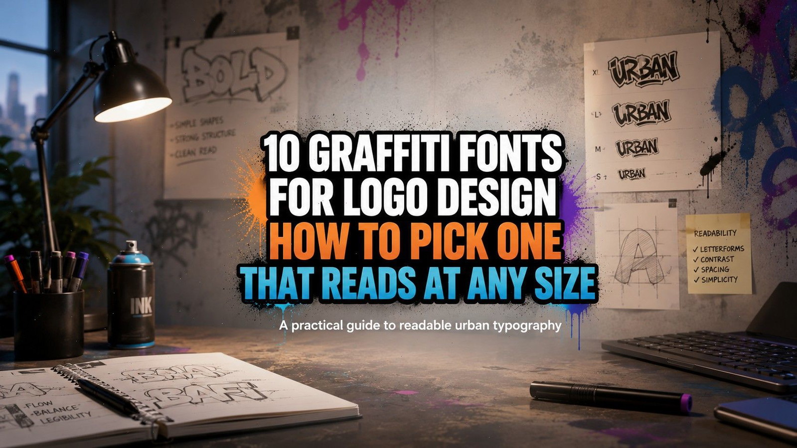 Graffiti Fonts for Logos 10 Bold, Readable Picks
