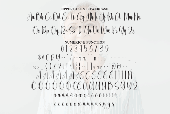 16 Soft Aesthetic Fonts: Beautiful Picks for Feminine Designs 30 Sample of the Cute Simple font showcasing uppercase, lowercase, numeric, and punctuation characters.