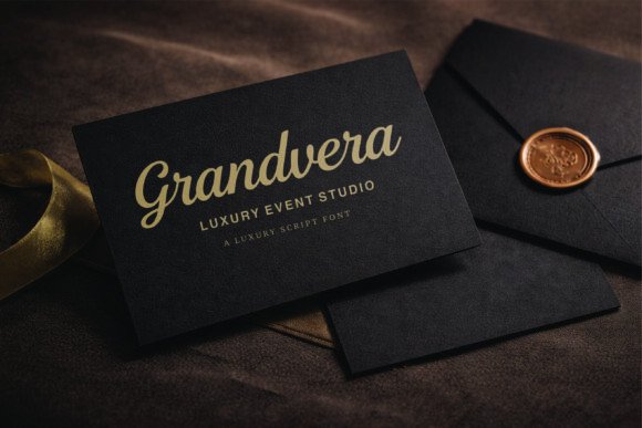 Elegant Script Fonts for Branding: 18 Stunning Picks Designers Love 13 Grandvera Fonts 144025034 2 580x387 1