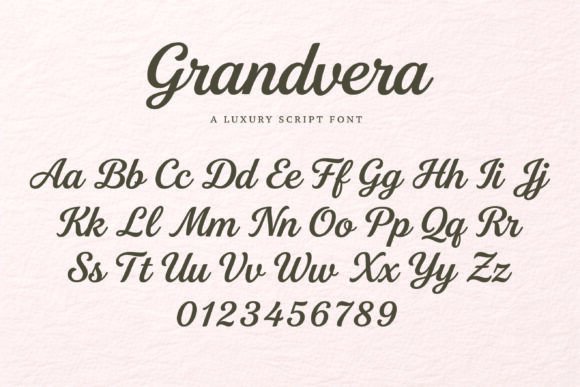 Elegant Script Fonts for Branding: 18 Stunning Picks Designers Love 12 Grandvera Fonts 144025034 7 580x387 1