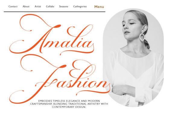 Modern Script Fonts: 18 Gorgeous Picks for Branding 24 Gristha Fonts 142911472 2 580x387 1