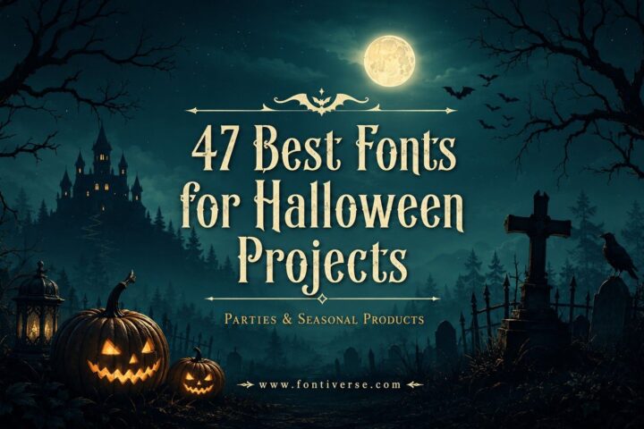 47 Best Halloween Fonts for Crafts, Parties, and Products