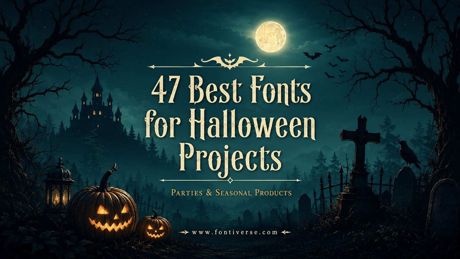 47 Best Halloween Fonts for Crafts, Parties, and Products